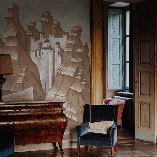 Фотообои в интерьере артикул BISANZIO 6, CREATIVE, Factura Фотообои в интерьере артикул BISANZIO 6, CREATIVE, Factura