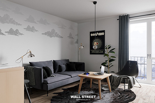 Фотообои в интерьере артикул Grayscale 24, ОТТЕНКИ СЕРОГО / GRAYSCALE, Wall street Фотообои в интерьере артикул Grayscale 24, ОТТЕНКИ СЕРОГО / GRAYSCALE, Wall street