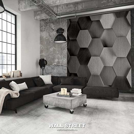 Фотообои в интерьере артикул 3D Force 16, 3Д СИЛА / 3D FORCE, Wall street