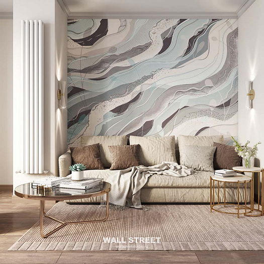 Фотообои в интерьере артикул Waves 2, WAVES, Wall street Фотообои в интерьере артикул Waves 2, WAVES, Wall street