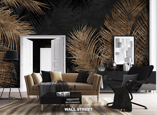 Фотообои в интерьере артикул Selva 48, SELVA, Wall street Фотообои в интерьере артикул Selva 48, SELVA, Wall street